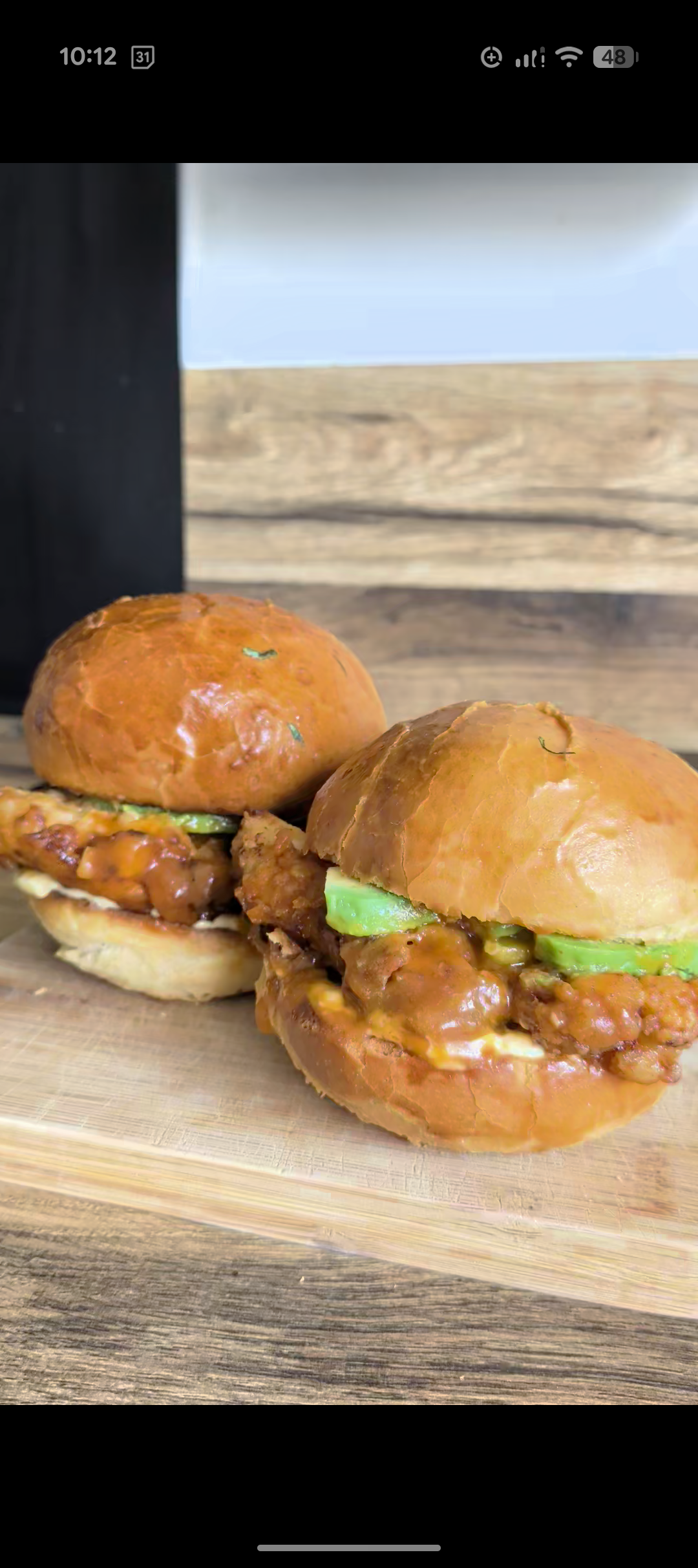 Chicken Avocado Burger